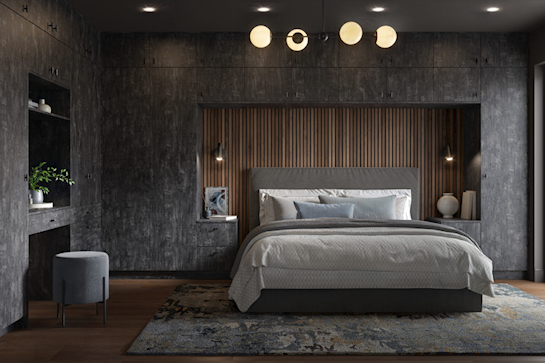 Valore Tigerwood Nero Bedroom